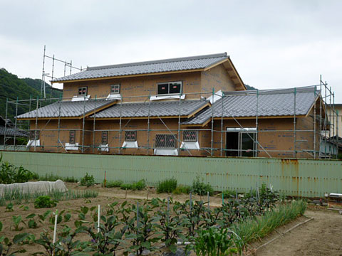 犬山市の新築屋根工事