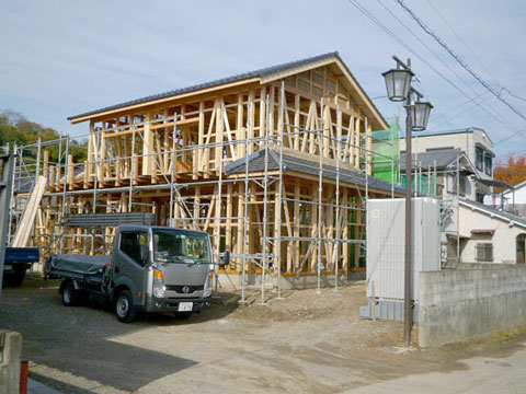 犬山市の新築屋根工事