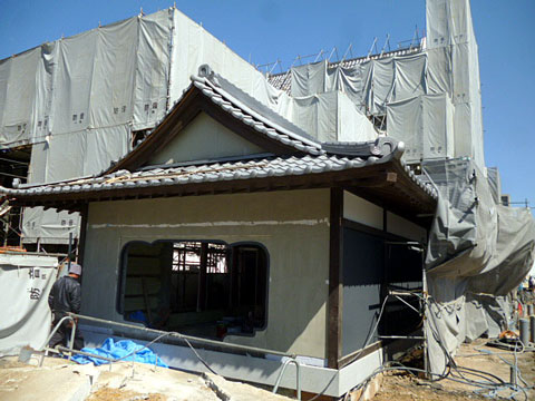 新築の屋根工事