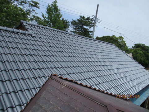 屋根の葺き替え工事