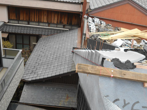 犬山市の屋根葺き替え工事