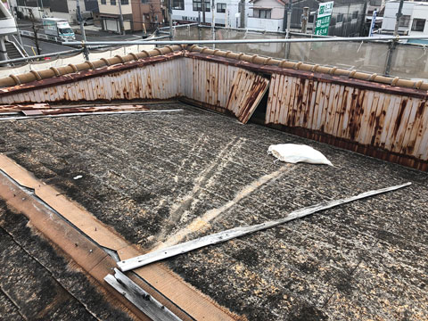 北名古屋市での屋根リフォーム工事
