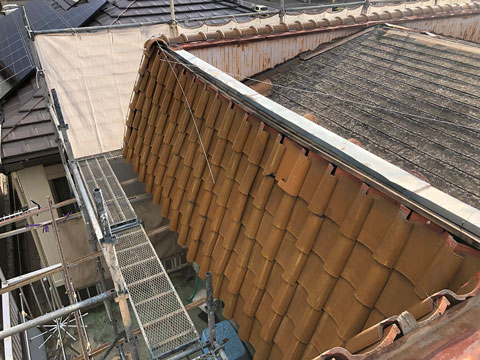 北名古屋市での屋根リフォーム工事