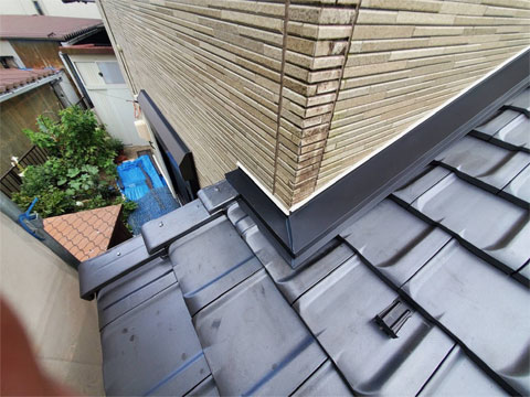 江南市での屋根の葺き替え工事